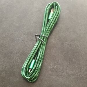 6ft Green Braided USB Type C Cable